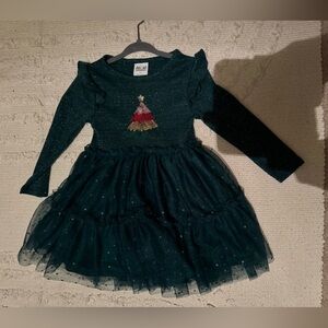 Sparkly Green Long Sleeve Dress